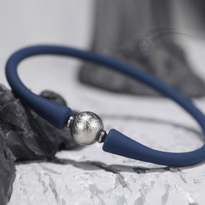 Silicone Elastic Rope Meteorite Bead Bracelet 10mm Unisex Fashionable