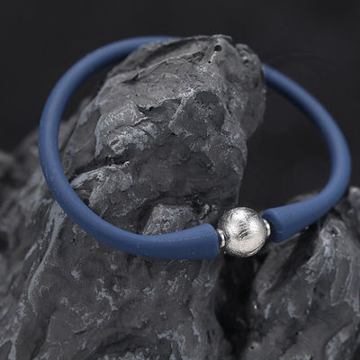 Silicone Elastic Rope Meteorite Bead Bracelet 10mm Unisex Fashionable