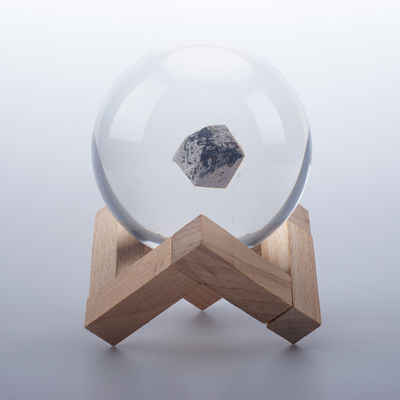 Resin Craftwork Meteorite Gift Space Ball Giftware 80mm Clear Crystal Sphere