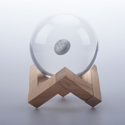 Resin Craftwork Meteorite Gift Space Ball Giftware 80mm Clear Crystal Sphere