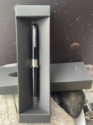 Space Executive Office Meteorite Fountain Pen Set  Black Fountain Pen Gel Ink Type
