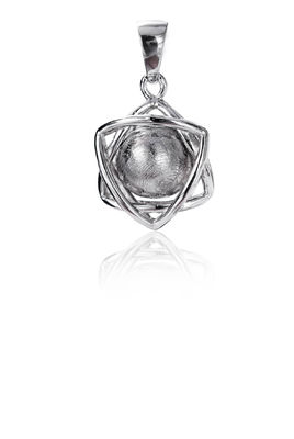 Lucky Star Meteorite Bead 925 Sterling Silver Jewelry Adorable Pendant