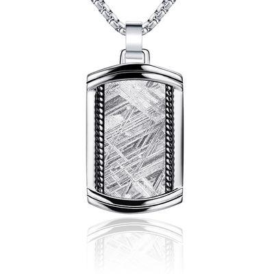 20*30mm Real Meteorite Pendant Stainless Steel Pendant Casual Accessory