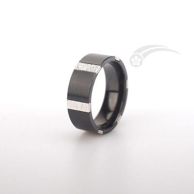 8mm Width Meteorite Band Ring Eternity Muonionalusta Meteorite Ring