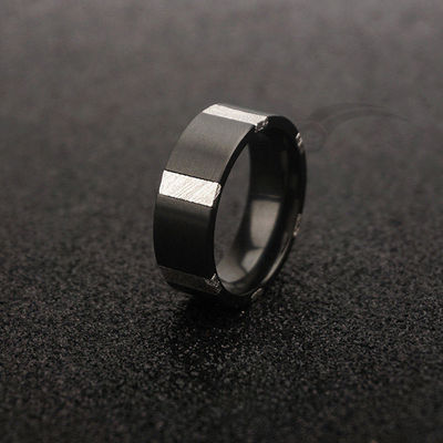 8mm Width Meteorite Band Ring Eternity Muonionalusta Meteorite Ring