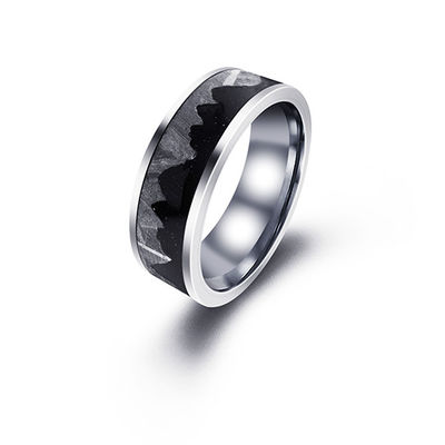 OEM Starry Night Mens Meteorite Ring Wedding Band A Celestial Symbol Of Love