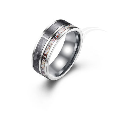 Exclusive Mens Meteorite Rings Real Meteorite Jewelry For Weddings