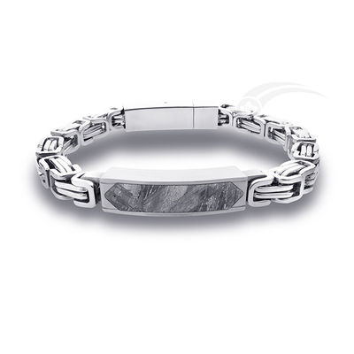 Special Chain Meteorite Stainless Jewelry Bracelet With Unique Meteorite